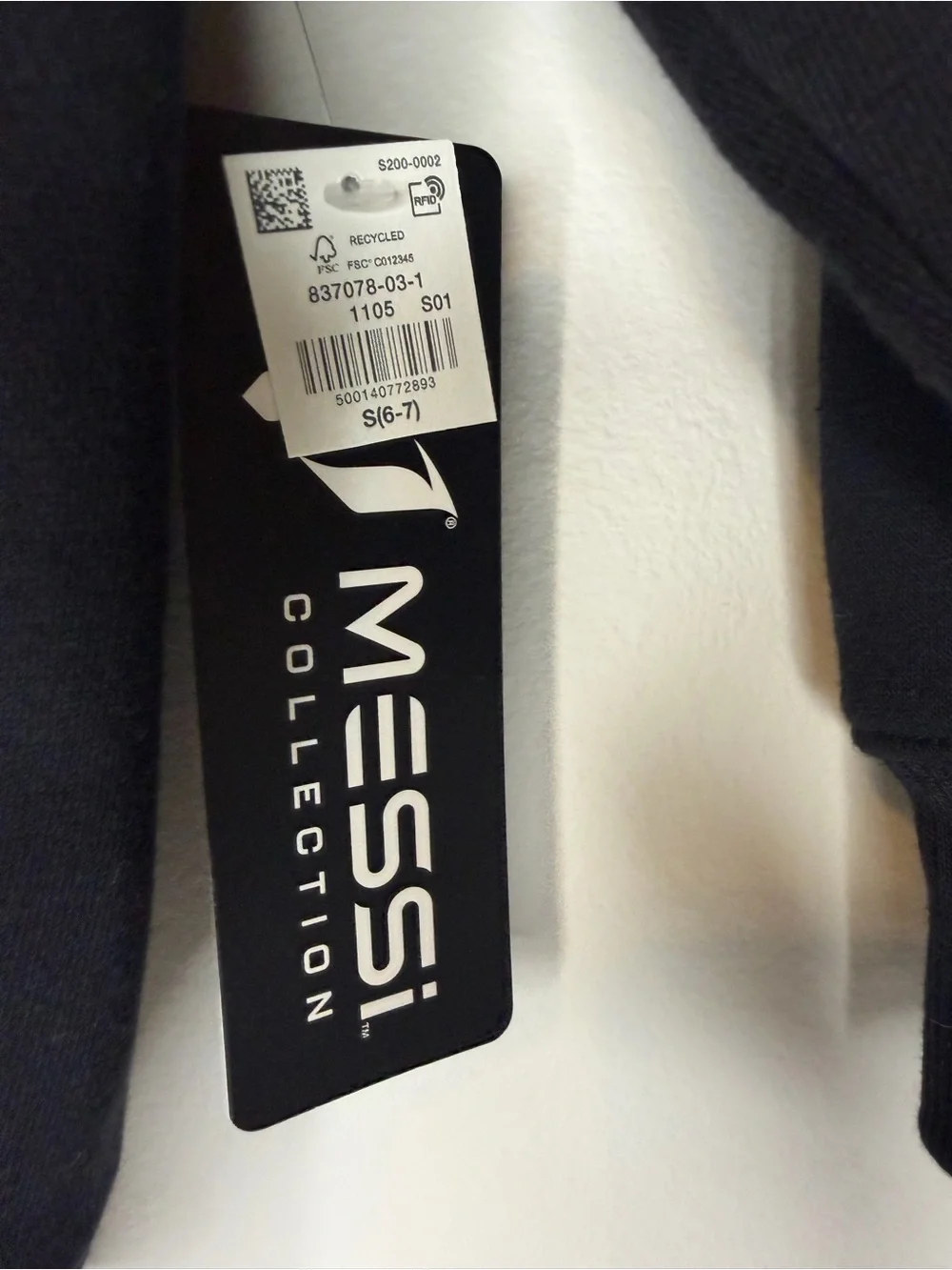 Black 'The Greatest Of All Time' Messi Graphic Hoodie